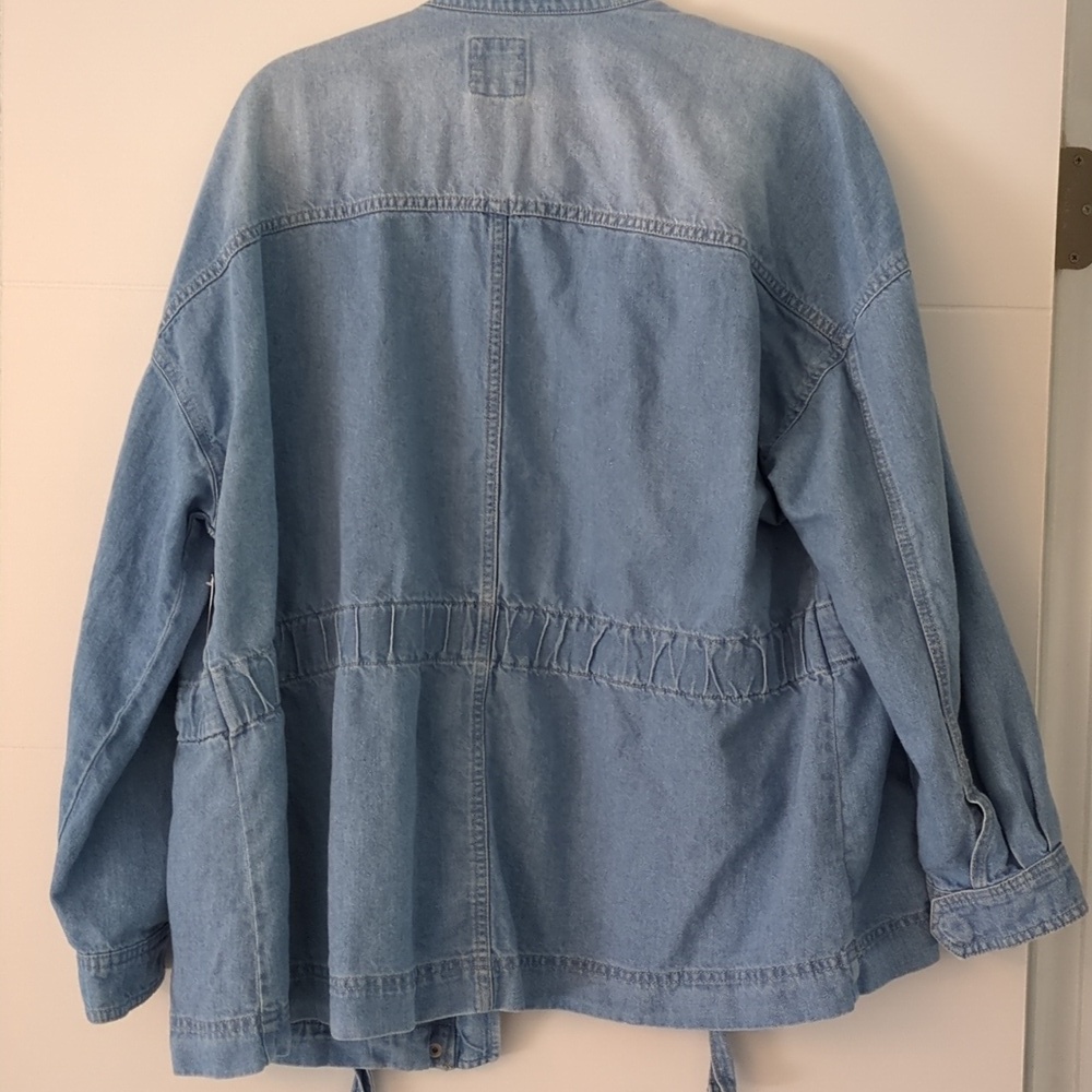 Gap Utility Light Blue Denim Jacket NWT Sz XL - Picture 4 of 7
